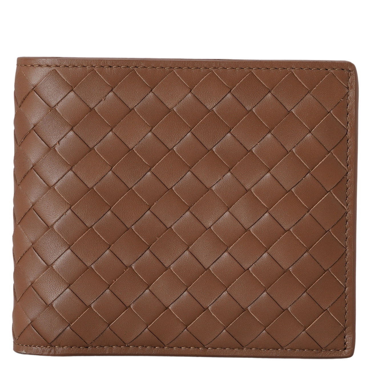BOTTEGA VENETA(USED)보테가베네타 인트레치아토 남성 반지갑 브라운
